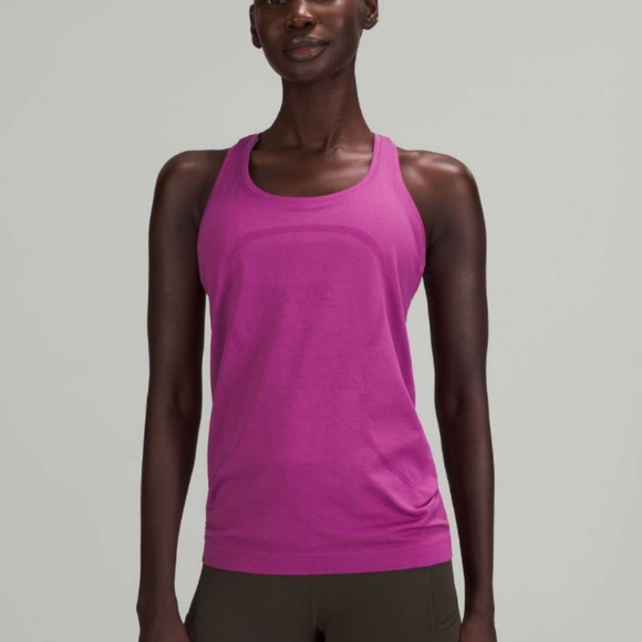 Lululemon Swiftly Tech Tank Top 2.0 in Vivid Plum (Size 10) - Picture 1 of 6